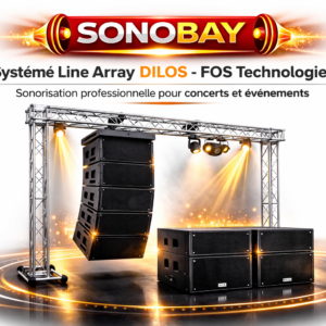 Location systeme son line array 6,3 KW