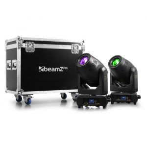 Location  d un Pack 2 Ignite 300 led Beamz en flightcase – Lyres 300W Led BSW