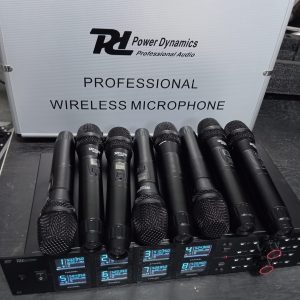 PD528 Système micro UHF sans fil avec 8 micros main