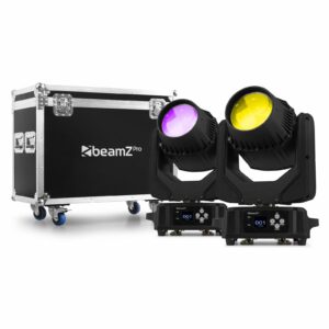 Location pack de  2 Lyre Beam étanche IP65, 120 W, 1,5° – NEREID120W en flycase
