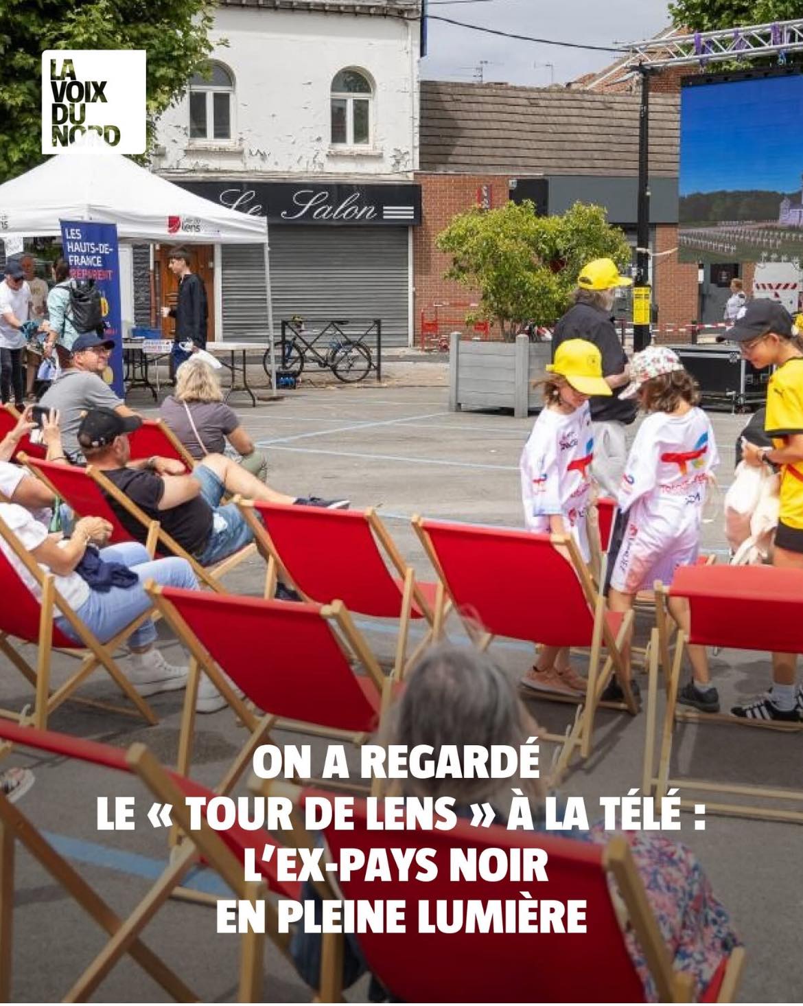Écran géant à Lens
