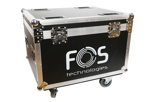 Pack 4 spots lumières FOS 150 avec case